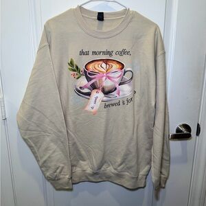 NWOT Sabrina Espresso Lyric Holiday Unisex Sweater